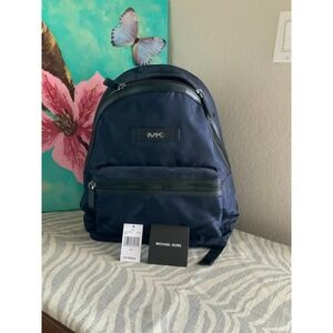 Michael Kors Kent Blue Camo Backpack